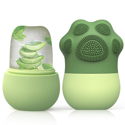 Rouleau de glace en silicone pour le visage – Masseur facial réutilisable pour thérapie par le froid contre les poches, l'acné, les rougeurs et le raffermissement de la peau | Outil de soin de la peau sans BPA pour femmes, hommes, peaux sensibles et routine de beauté quotidienne