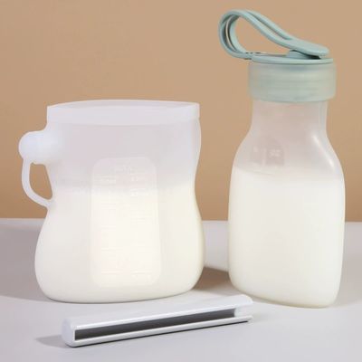 Sacs de conservation de lait maternel en silicone de qualité alimentaire supérieure – Réutilisables, étanches, résistants à la chaleur de -40°C à 230°C, adaptés au micro-ondes et au congélateur, sans BPA, faciles à nettoyer, parfaits pour les mamans modernes