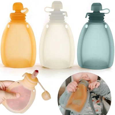 150 ml de sacs de stockage de lait maternel en silicone réutilisables