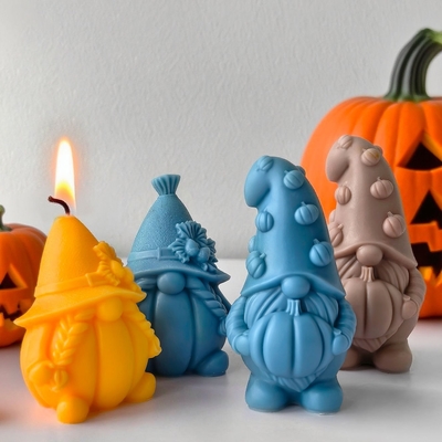 Des moules de bougies de Noël en silicone de platine pour bricolage