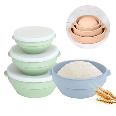 Un bon prix. Upgraded Silicone Sourdough Bread Proofing Basket With Handles - Reinforced Rim Support, 9 Inch Round Foldable Bowls For Sourdough Bread Baking, Oven & Dishwasher Safe-BPA Free en ligne