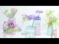 Pot de fleur d'usine de vase à fleur de silicone de vase à silicone avec le vase à fleur fort de tasse d'aspiration